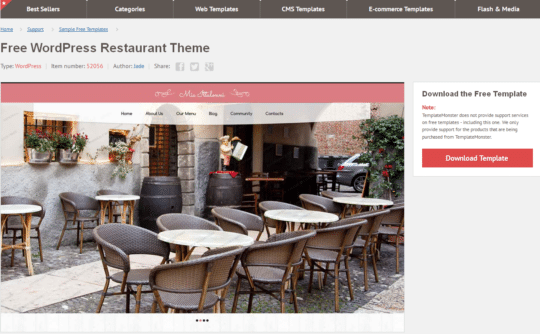 Free-WordPress-Restaurant-Theme