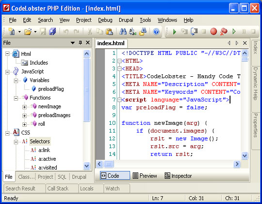 Codelobster-PHP-Edition-Editor-IDE