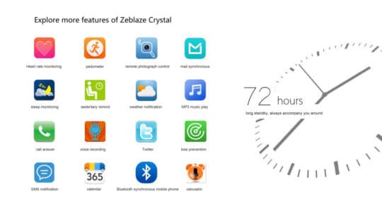 Zeblaze Crystal Smart Bluetooth Watch - Additional Image 12