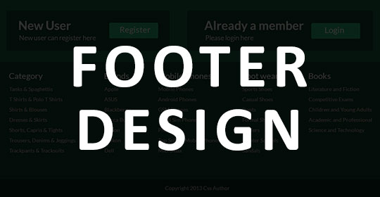 Footer Design