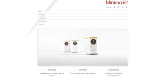 minimalist - Best Free Joomla Templates
