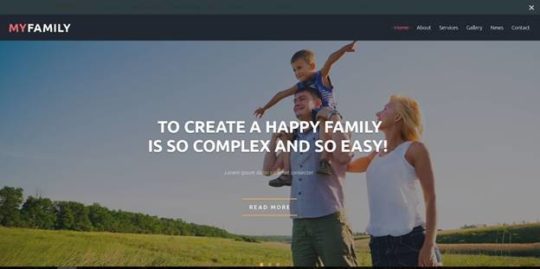 myfamily - Best Free Joomla Templates