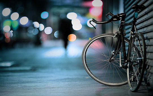 Bicycle-Bike-Bokeh-Lights-Macro-Pavement