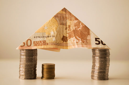 bank budget business cash coins euro finance money real estate revenue savings