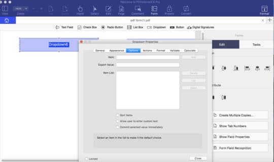 Create Fillable PDF Forms with PDFelement 6 - Step 5