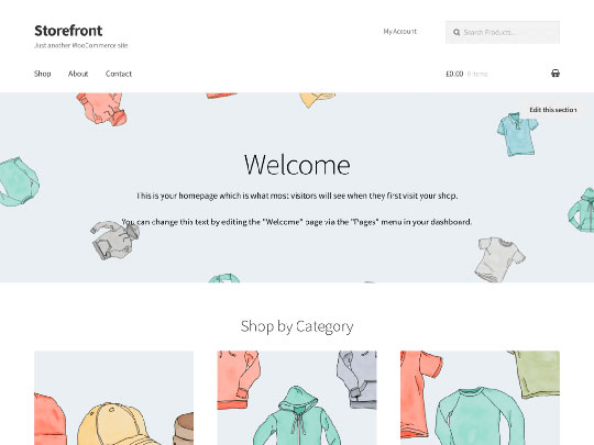 Storefront - WordPress Theme
