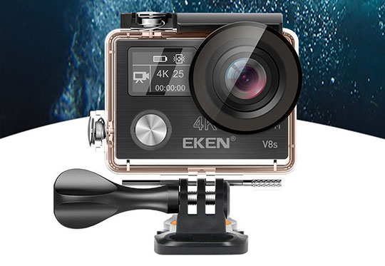 The EKEN V8s Native 4K EIS Action Camera - 1