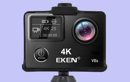 The EKEN V8s Native 4K EIS Action Camera