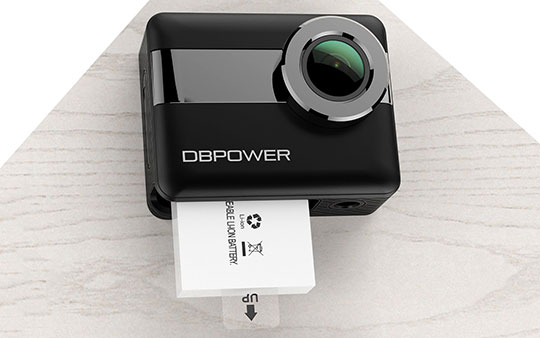 DBPOWER N6 4K WiFi Action Camera – 3