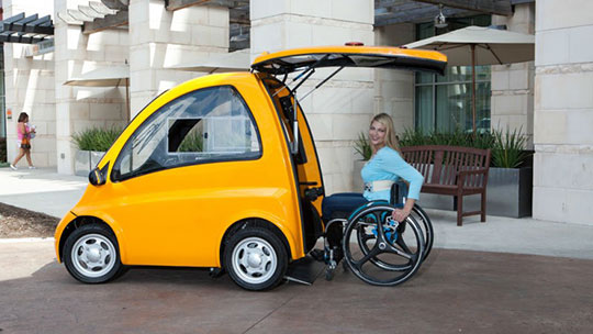 Self-Driving Cars - Vehicle-4-Wheeler-Technology-Disabled