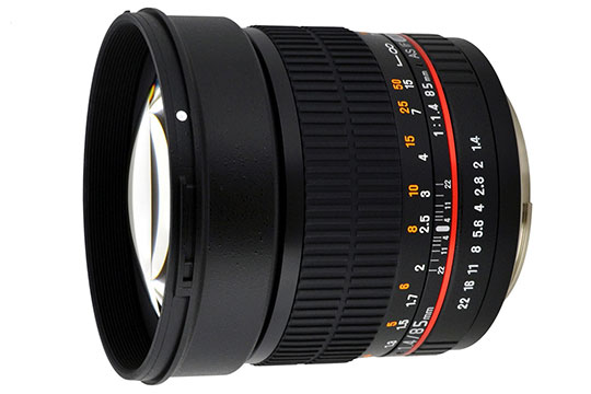 Rokinon 85mm f/1.4 AS IF UMC Lens
