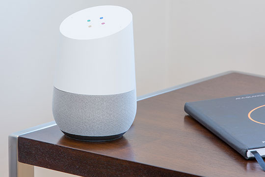 Speaker-Google-Assistant-Technology-Smart-Home-Gadget