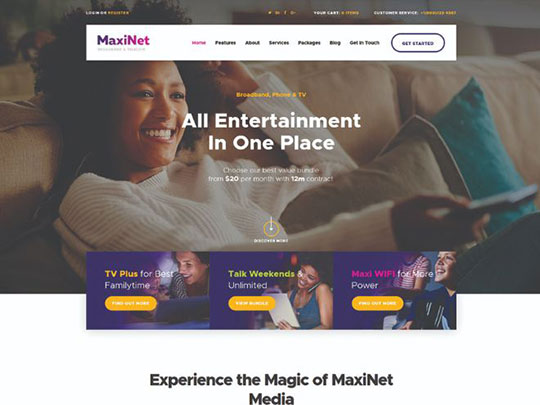 maxinet-broadband-telecom-wordpress-theme