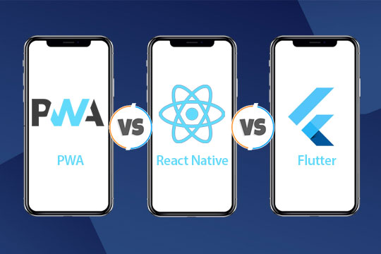 PWA vs React Native vs Flutter - Battle of Trending Mobile App Frameworks