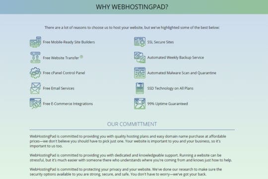 webhostingpad.in-offerings