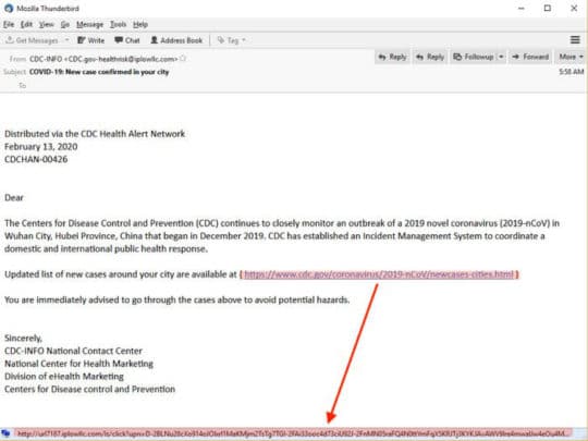 fake-CDC-email