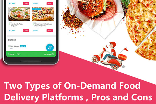 Two Types of On-Demand Food Delivery Platforms – Pros and Cons