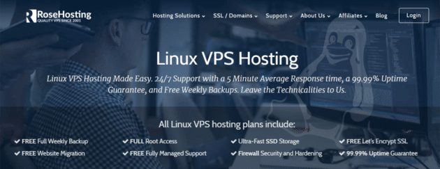 rosehosting-managed-linux-vps-hosting-screenshot