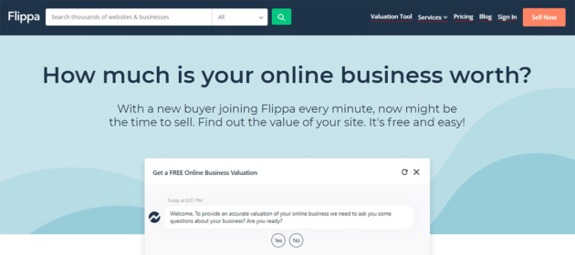 flippa-free-business-valuation-tool-guide-buy-sell-website