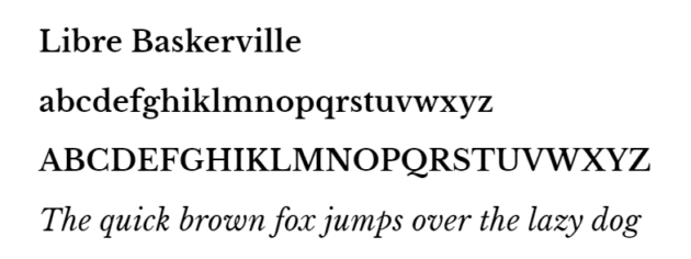 Libre-Baskerville-font