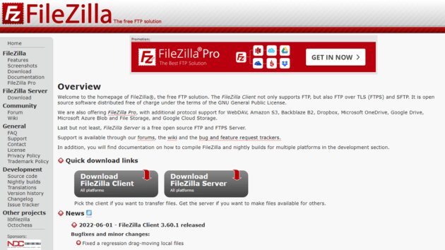 FileZilla-an-open-source-FTP-tool