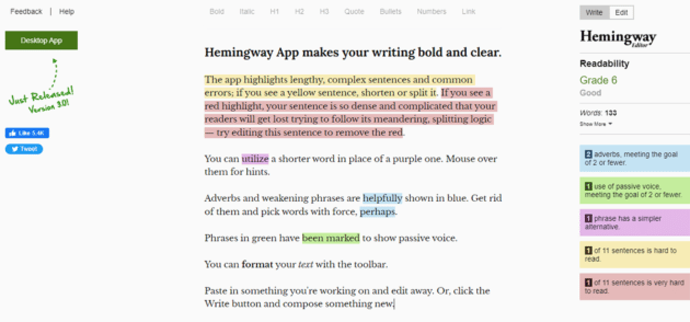 Hemingway-Editor-improve-your-writing