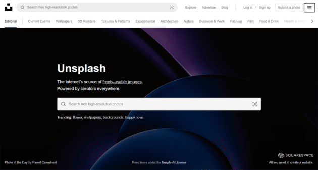 Unsplash-free-stock-images-marketing-tool