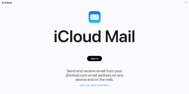 iCloud-Mail-screenshot