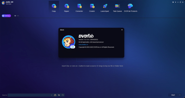 DVDFab All-In-One software screenshot