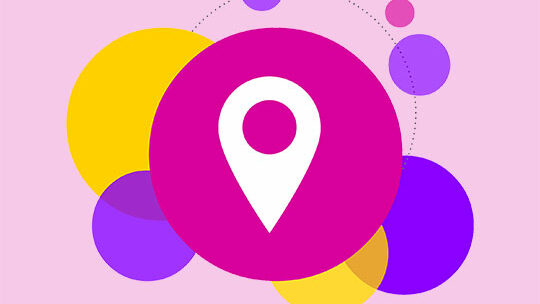 What are the types of location-based apps?
