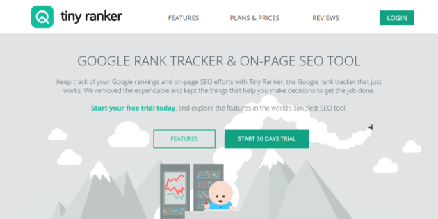 Tiny-Ranker-Google-rank-tracking-tool-on-page-SEO-tool-screenshot