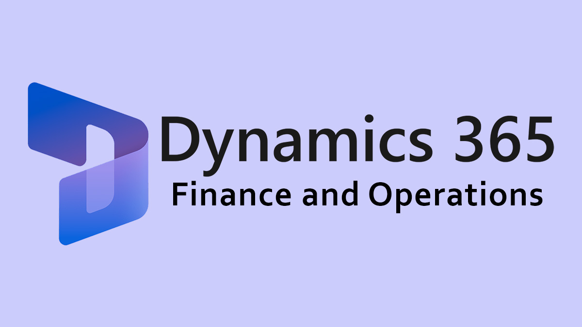 Microsoft Dynamics 365 finance and operations.